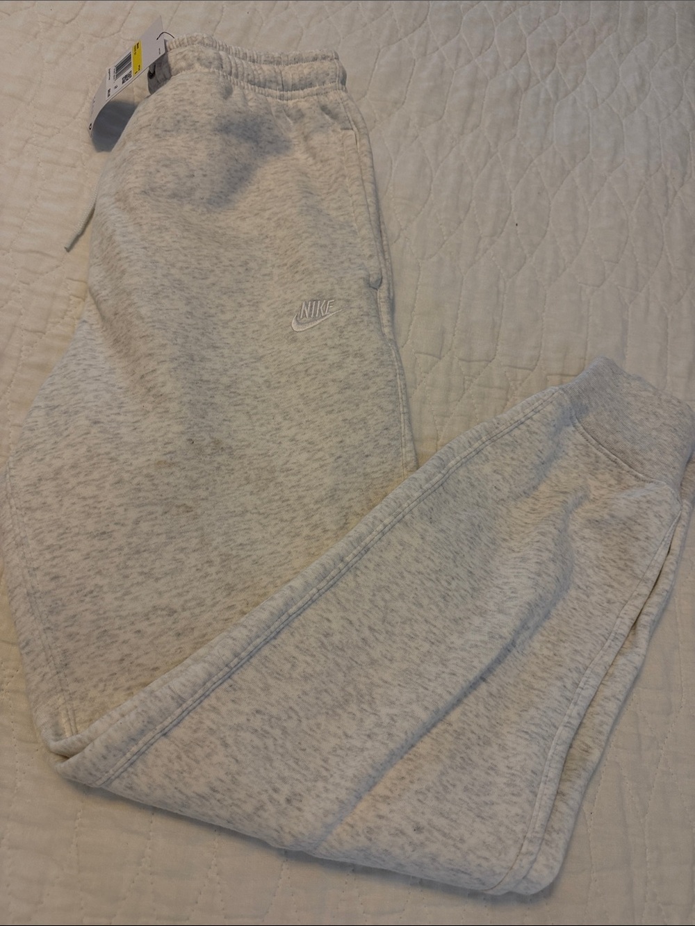 Nike Light Heather Grey Joggers